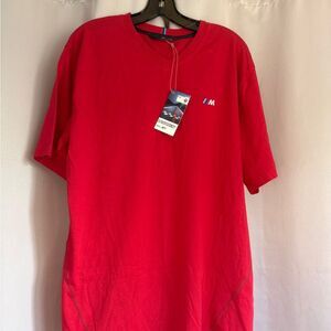 BMW Red Short Sleeve Tee with Classic Design